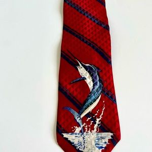 Vintage Guy Harvey sail fish tie